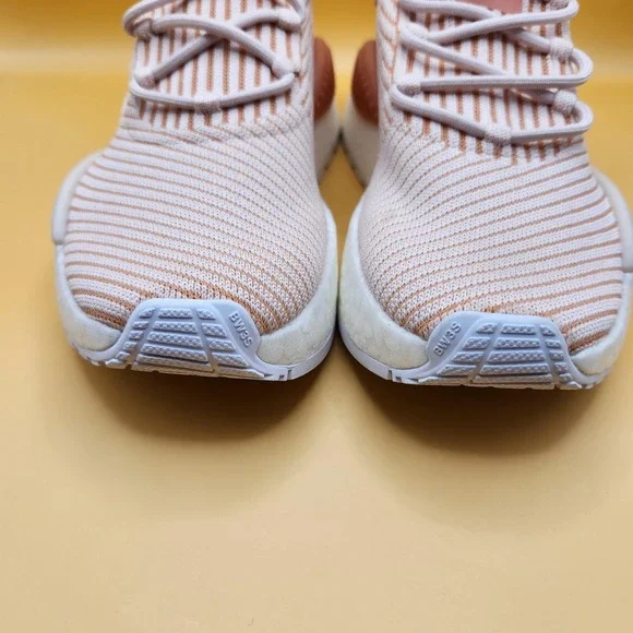 Adidas NMD W1 Shoes Womens Size 6 Pink White Stripe Originals ID4268 Boost Sole - Picture 3 of 11